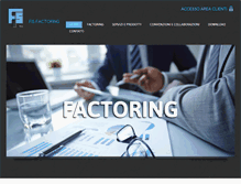 Tablet Screenshot of fisfactoring.it